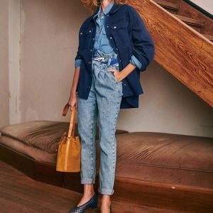 Sezane sz 34 LOT - Austin Jeans and Black and Denim Rome Shorts